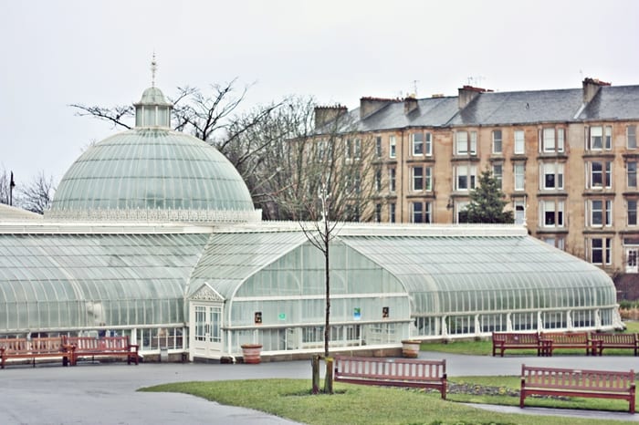 ogród botaniczny w Glasgow 