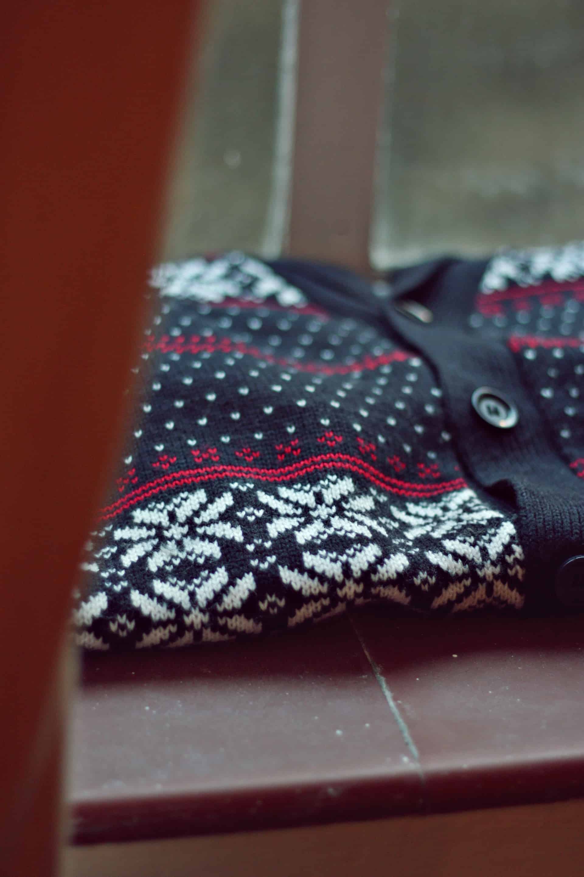 świąteczny sweter skandynawskie wzory