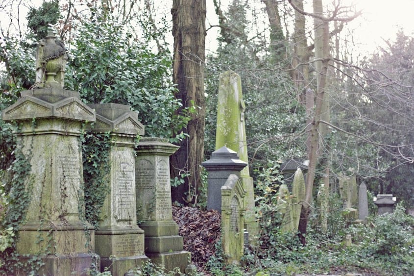 londyn zwiedzanie cmentarz