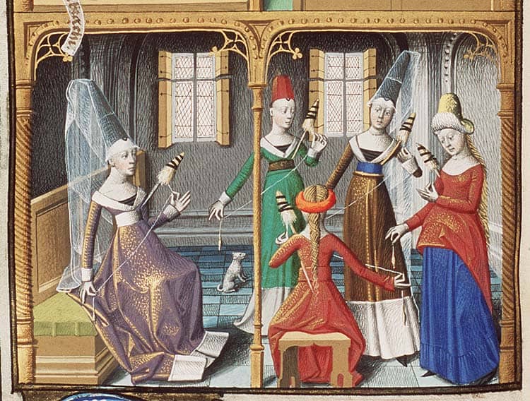 sredniowieczne kobiety