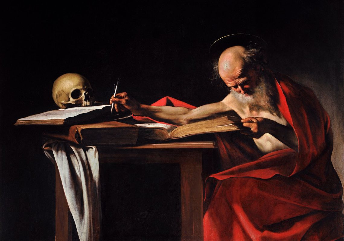 Saint_Jerome_Writing-Caravaggio_1605-6